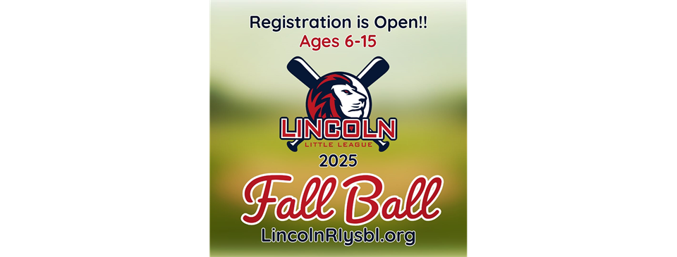 Fall Ball Registration is Open